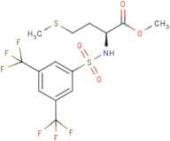 Methyl (2S)-2-({[3,5-bis(trifluoromethyl)phenyl]sulphonyl}amino)-4-(methylthio)butanoate