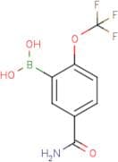 5-Carbamoyl-2-(trifluoromethoxy)phenylboronic acid
