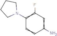 3-Fluoro-4-(pyrrolidin-1-yl)aniline