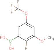 2-Fluoro-3-methoxy-5-(trifluoromethoxy)phenylboronic acid