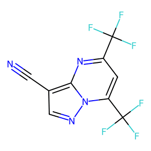 5,7-Bis(trifluoromethyl)-3-cyanopyrazolo[1,5-a]pyrimidine
