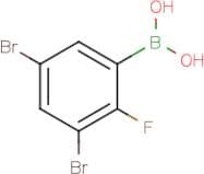 3,5-Dibromo-2-fluorophenylboronic acid