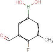 4-Fluoro-3-formyl-5-methylphenylboronic acid