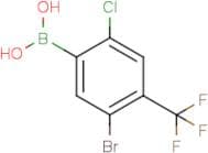 5-Bromo-2-chloro-4-(trifluoromethyl)phenylboronic acid