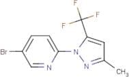 5-Bromo-2-(3-methyl-5-(trifluoromethyl)pyrazol-1-yl)pyridine