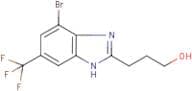 4-Bromo-2-(3-hydroxypropyl)-6-(trifluoromethyl)benzimidazole