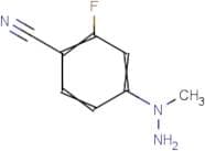 2-Fluoro-4-(1-methylhydrazin-1-yl)benzonitrile