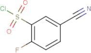 5-Cyano-2-fluorobenzene-1-sulfonyl chloride