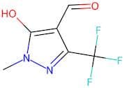 5-Hydroxy-1-methyl-3-(trifluoromethyl)-1H-pyrazole-4-carbaldehyde
