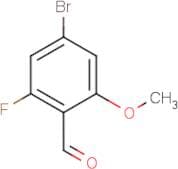 4-Bromo-2-fluoro-6-methoxybenzaldehyde