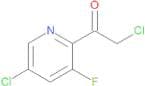 2-Chloro-1-(5-chloro-3-fluoropyridin-2-yl)ethan-1-one
