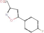5-(4-Fluorophenyl)isoxazole-3-carboxaldehyde