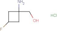 (1-Amino-3-fluorocyclobutyl)methanol hydrochloride