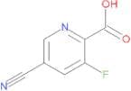 5-Cyano-3-fluoropicolinic acid