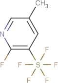 (2-Fluoro-5-methyl-pyridin-3-yl)sulfur pentafluoride