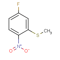 4-Fluoro-2-(methylsulfanyl)-1-nitrobenzene