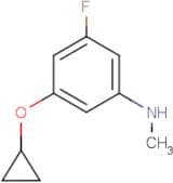 3-Cyclopropoxy-5-fluoro-N-methylaniline