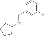 N-[(3-Fluorophenyl)methyl]cyclopentanamine