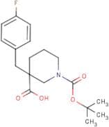1-Boc-3-(4-fluorobenzyl)-3-carboxypiperidine