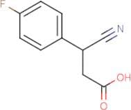 3-Cyano-3-(4-fluoro-phenyl)-propionic acid
