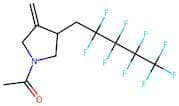N-Acetyl-3-methylene-4-(1H,1H-nonafluoropentyl)pyrrolidine