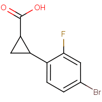 2-(4-Bromo-2-fluorophenyl)cyclopropane-1-carboxylic acid