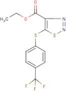 Ethyl 5-[4-(trifluoromethyl)phenylthio]-1,2,3-thiadiazole-4-carboxylate