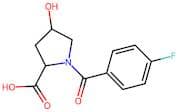 1-(4-Fluorobenzoyl)-4-hydroxypyrrolidine-2-carboxylic acid