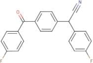 2-[4-(4-Fluorobenzoyl)phenyl]-2-(4-fluorophenyl)acetonitrile