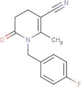 1-(4-Fluorobenzyl)-2-methyl-6-oxo-1,4,5,6-tetrahydropyridine-3-carbonitrile