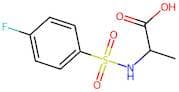 2-(4-Fluorobenzenesulphamido)propanoic acid