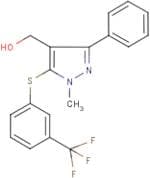 [1-Methyl-3-phenyl-5-[3-(trifluoromethyl)phenylthio]-1H-pyrazol-4-yl]methanol
