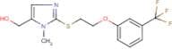 [1-Methyl-2-({2-[3-(trifluoromethyl)phenoxy]ethyl}thio)-1H-imidazol-5-yl]methanol