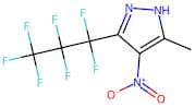 3-(Heptafluoropropyl)-5-methyl-4-nitropyrazole