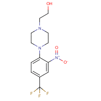 2-{4-[2-Nitro-4-(trifluoromethyl)phenyl]piperazino}ethan-1-ol