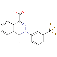 3,4-Dihydro-4-oxo-3-[3-(trifluoromethyl)phenyl]phthalazine-1-carboxylic acid