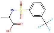 2-[3-(Trifluoromethyl)benzenesulphonamido]propionic acid