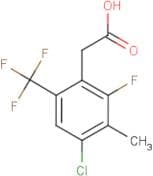 4-Chloro-2-fluoro-3-methyl-6-(trifluoromethyl)phenylacetic acid