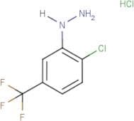 [2-Chloro-5-(trifluoromethyl)phenyl]hydrazine hydrochloride