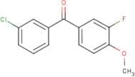 3-Chloro-3'-fluoro-4'-methoxybenzophenone