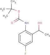 tert-Butyl 4-fluoro-2-(1-hydroxyethyl)phenylcarbamate