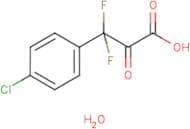 3-(4-Chlorophenyl)-3,3-difluoro-2-oxopropionic acid monohydrate