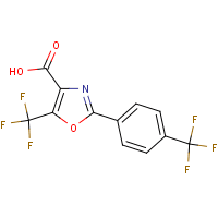5-(Trifluoromethyl)-2-[4-(trifluoromethyl)phenyl]-1,3-oxazole-4-carboxylic acid