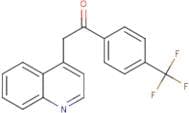 2-Quinolin-4-yl-1-[4-(trifluoromethyl)phenyl]ethanone