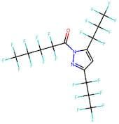 1-Nonafluoropentanoyl-3,5-bis(heptafluoro-n-propyl)pyrazole