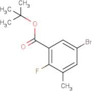 Tert-butyl 5-bromo-2-fluoro-3-methylbenzoate