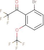 1-(2-Bromo-6-(trifluoromethoxy)phenyl)-2,2,2-trifluoroethan-1-one