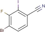 4-Bromo-3-fluoro-2-iodobenzonitrile