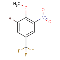 1-Bromo-2-methoxy-3-nitro-5-(trifluoromethyl)-benzene