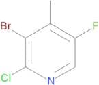 3-Bromo-2-chloro-5-fluoro-4-methylpyridine